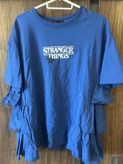 ニコアンド　半袖Tシャツ 青　フリーサイズ