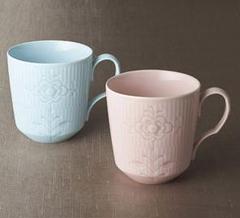 ROYAL COPENHAGEN フラワーエンブレム マグ ペア