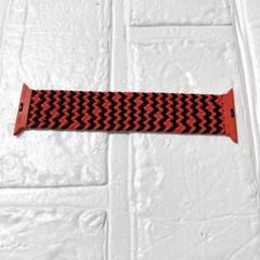 ⭐︎Apple Watch バンド ベルト 手首サイズ132mm 赤 黒