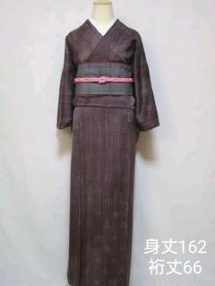 身丈162 裄丈66 小紋 ろうけつ染め 着物 古今堂 #866のサムネイル