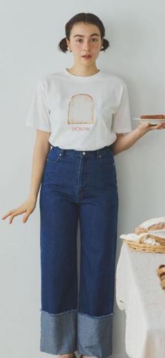 サマンサモスモス♡【MAISON KAYSER】前後プリントTシャツ♡オフ♡