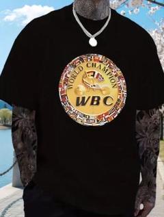 ボクシング WBC 世界チャンピオン Tシャツ Mサイズ ホワイト グッズ ボクシング WBC 世界チャンピオン 山中慎介 Tシャツ 帝拳ジム