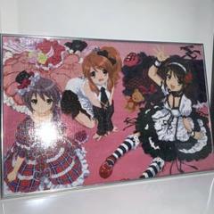 涼宮ハルヒの憂鬱 ジグソーパズル 無敵のコスプレ1000ピース 完成品 額付きのサムネイル