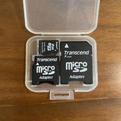 Transcend 2GB microSDカードとアダプター