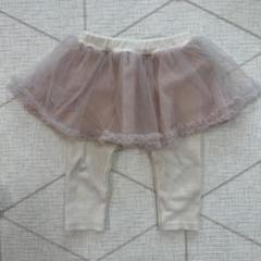 petit main チュチュ付きレギンス 80cm