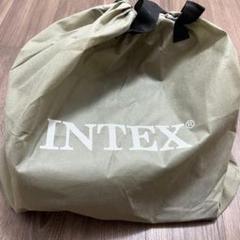 INTEX エアーマットレス シングル ダークグレー