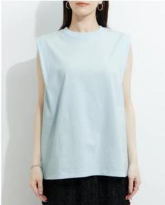 LE CERCLE par ropé サイドリフレクションTEE ライトブルー