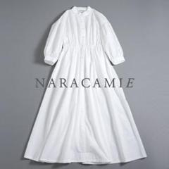 570u*美品 ナラカミーチェ NARACAMICIE バンドカラーワンピース