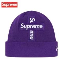 最安値に挑戦! 希少 supreme ニューエラ ニット帽 ボックスロゴ ビーニー - ニットキャップ/ビーニー