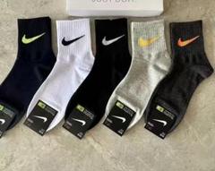 新品NIKE ソックス 5足セット 23-26cm ロングソックス#C5のサムネイル