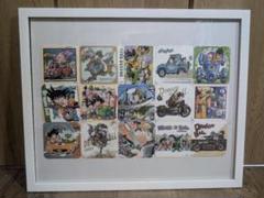 ドラゴンボール　ジャンプ展　アートコースター15点　セット　額縁入り ドラゴンボール ジャンプ展 アートコースター15点 セット