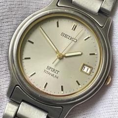 SEIKO SPIRIT TITANIUM 腕時計 (自動巻発電式) Yahoo!オークション -「seiko spirit titanium」の落札相場