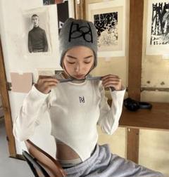 【お値下げ済】hood ニット　ビーニー　モリハルナ hood ニットビーニーモリハルナ