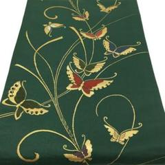鉄腕アトム様［4887］袋帯 美品 舞蝶花文様 金銀糸 唐織 六通 正絹 着物黒 通販で着物を購入するなら【都粋 - といき -】