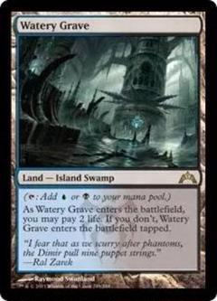 MTG 湿った墓　通常版　4枚セット 予約商品】(英)湿った墓 / Watery Grave【EOE】 No.261｜MtG通販