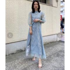 アメリヴィンテージ 完売MEDI FOREST EMBROIDERY DRESS Ameri（アメリ）の「MEDI FOREST EMBROIDERY DRESS（ワンピース