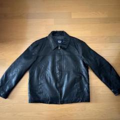 Dockers 黒 フェイクレザージャケット - メルカリ