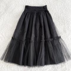 【お値下げ】ツルバイマリコオイカワ　チュールスカート　ロングスカート TSURU by Mariko Oikawa（ロングスカート）のフリマアイテム一覧