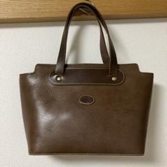 ブラウン レザー トートバッグ