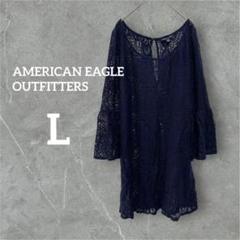 AMERICAN EAGLE OUTFITTERS 【L】ワンピース レース