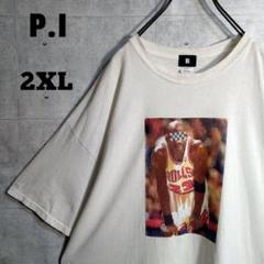激レア★マイケルジョーダン センター BOX 転写プリント Tシャツ 白 2XL 激レア☆マイケルジョーダン センター BOX 転写プリント Tシャツ