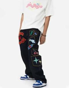 MAISON EMERALD Multi Pocket Jeans ワッペン