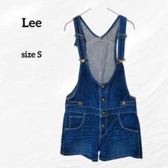 【Lee】リー サロペット オーバーオール デニム ショートパンツ　S