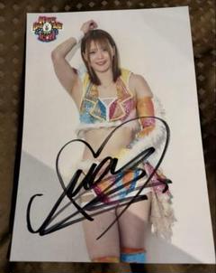 女子プロレス　マリーゴールド　直筆サイン入りアクリルパネル　岩谷麻優　① 女子プロレス マリーゴールド MARIGOLD 岩谷麻優 直筆サイン入り