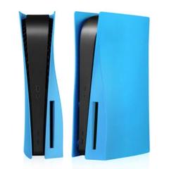 PS5用カバー 本体 交換用ケース 本体保護 保護カバー ブルー