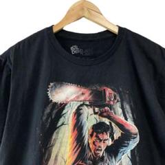 死霊のはらわた 映画 ムービー ビッグプリント ブラック 黒 Tシャツ