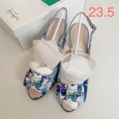【未使用】 銀座かねまつ　サンダル　　23.5