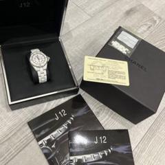 正規品CHANEL シャネル J12 時計 箱 CHANEL シャネル 時計BOX 箱 ブラック J12 空箱 純正コマ付き メンズ