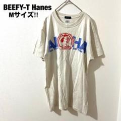 ヘインズ 1988 半袖Tシャツ M アロハ 白 ヴィンテージ メンズ レア