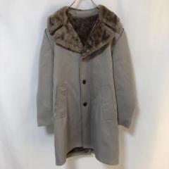 N-2662 古着 ランチコート ファーコート USA製 裏ボア 38REG
