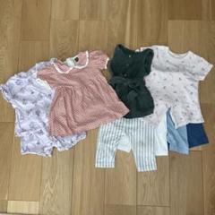 女の子夏用ベビー服(90㎝)8点(パジャマ上下セット2点含む)セット