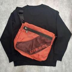 diesel 90s metal logoメッセンジャーバック y2k