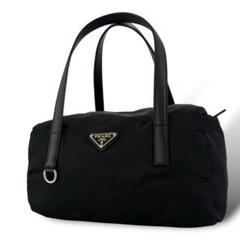 PRADA プラダ パイソン ナイロン レザー トートバッグ ミニボストンバッグ PRADA プラダ トートバッグ ミニボストンバッグ ナイロン レザー