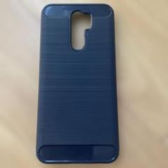 ダークブルー 幾何学模様 スマホケース