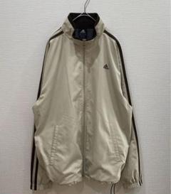 良デザイン ベージュ トラックトップ adidas ／ジャージ 在原さん
