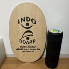 INDO BOARD バランスボード 木目調　サーフィン　中古 Yahoo!オークション -「indoボード」の落札相場・落札価格