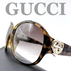 GUCCI サングラス GG3530 ラブリーハート ラインストーン ベッコウ GUCCI サングラス GG3530 ラブリーハート ラインストーン