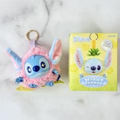 スティッチ フルーツフレンジー ぬいぐるみキーチェーン 桃 香港