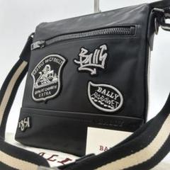 【極美品】BALLY バリー ショルダーバッグ メッセンジャーバッグ 近年モデル デザイナーズ レザー メンズメッセンジャーバッグ＆スリング
