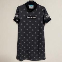 CUARTO UNITED クアルトユナイテッド 星柄 半袖ワンピース S