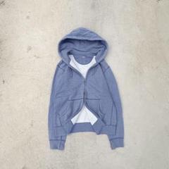 ユニクロ ダブルジップパーカー M チェック cityboy 短丈 フェード ユニクロ ダブルジップパーカー M チェック cityboy 短丈