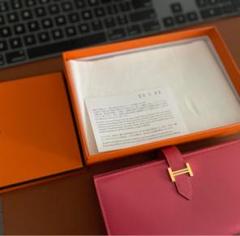 ★箱付★エルメス ベアンスフレ エトゥープ 正規品保証 ピンクのサムネイル