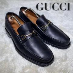 ⭐極美品⭐GUCCI　ホースビット　ローファー　黒　ブラック　22センチ　靴 GUCCI - GUCCI ホースビットローファー レディース 靴の通販 by