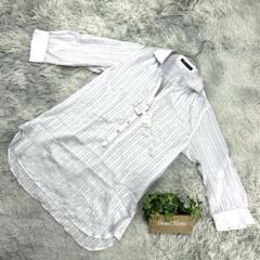 美品❗️【S•E•P TOKYO】開衿シアーブラウス(L) 薄紫色