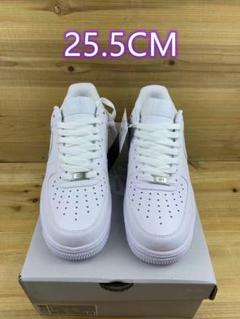 新品25.5cmナイキ エアフォース1 白 NIKE AIR FORCE 1