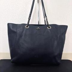 希少✨　コーチ　トートバッグ　シグネチャー　パッチワーク　ターンロック　チャーム 極美品 送料無料 コーチ COACH ヴァーシティ パッチワーク